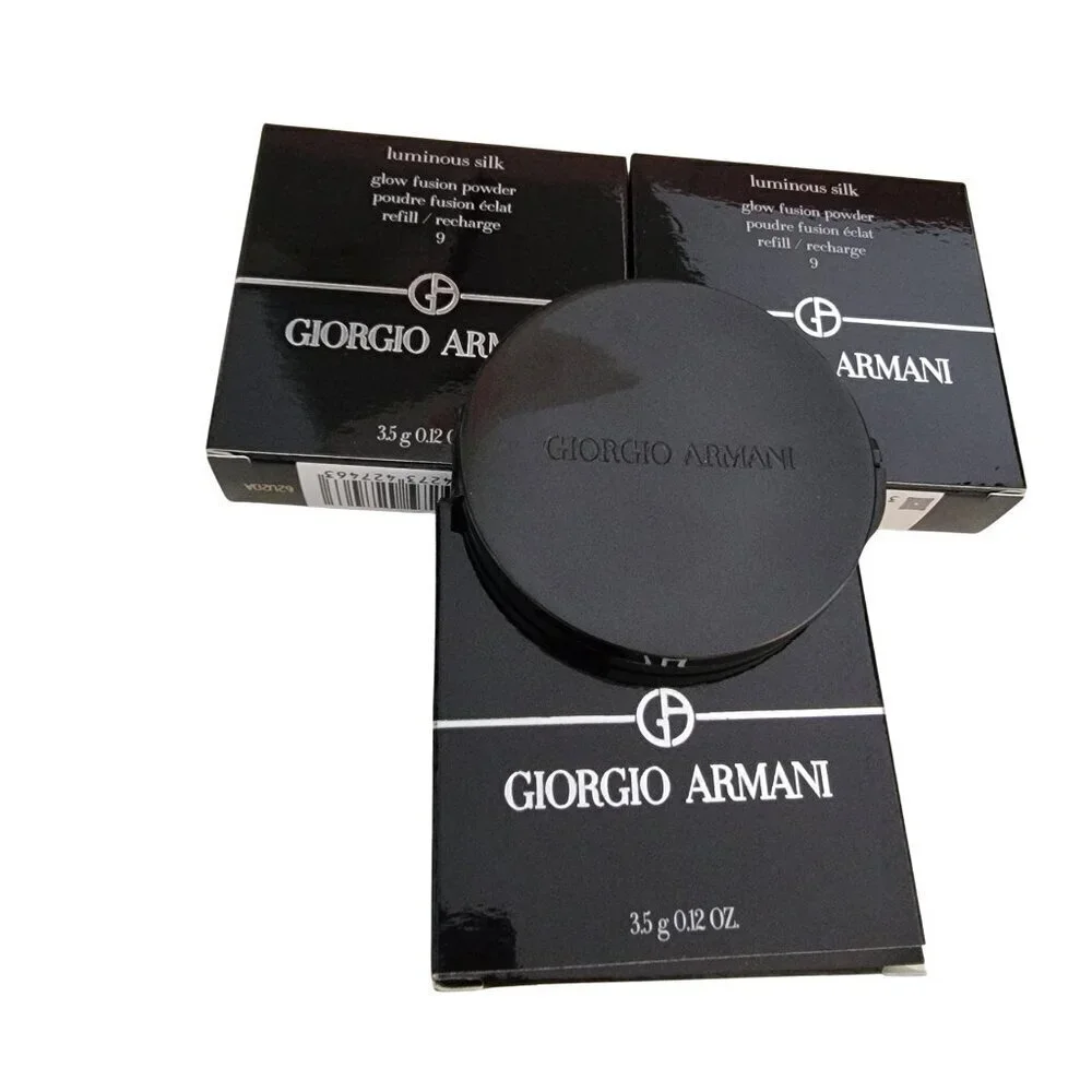 Giorgio Armani Glow Fusion Powder #9 Refill with Brush